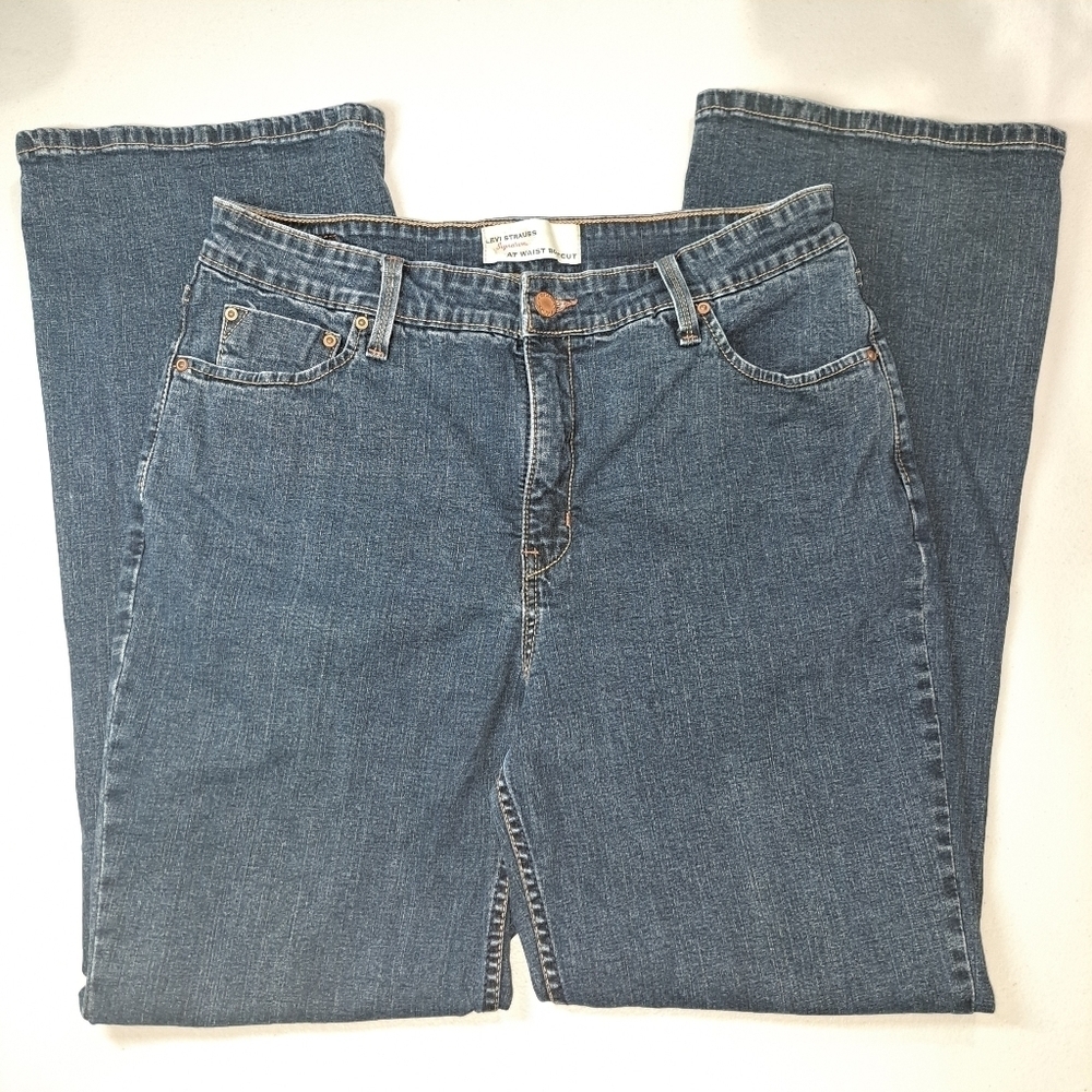 Vintage Levi Strauss Signature At the Waist Bootcut Size 14 Short